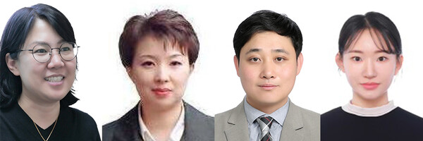 유지아, 김도영, 강준영, 유효은 교수(사진 왼쪽부터). 사진=원광대 제공