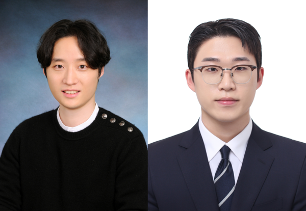 (왼쪽부터)민선기 교수, 정경호 학생. 사진=숭실대 제공