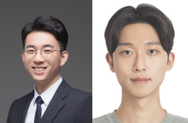 이현욱 교수와 정순재 연구원. 사진=UNIST 제공