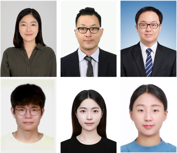 (왼쪽부터) 국만대 바이오발효융합학과 손보람 교수, 고려대 생명공학부 박희호 교수, KIST 도핑콘트롤센터 성창민 선임연구원(이상 교신저자), KIST 도핑콘트롤센터 이준엽 박사 후 연구원, 고려대 최효민 석사과정 학생, KIST 도핑콘트롤센터 김민영 전문원(이상 제 1저자). 사진=국민대