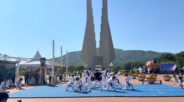 천안 K-컬처 박람회 공연사진. 사진=선문대 제공