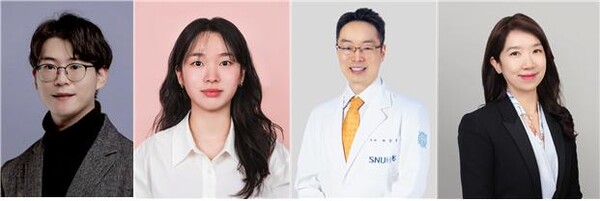 사진 좌측부터 이번 온라인 슬롯 사이트의 공동 제1저자인 경희대 규제과학과 최경선 박사와 공동 제1저자 장민설 학생, 공동 교신저자인 서울대 의과대학 박상준 교수와 경희대 약학대학 서혜선 교수 사진
