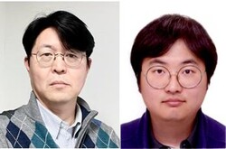 (왼쪽부터) 고려대 생명과학부 송현규 교수(교신저자), 양우석 박사과정(제1저자). 사진=고려대 제공