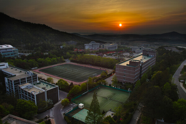 캠퍼스 일몰 사진. 사진=초당대 제공