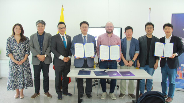 업무협약 체결 사진. 사진=숭실대 제공