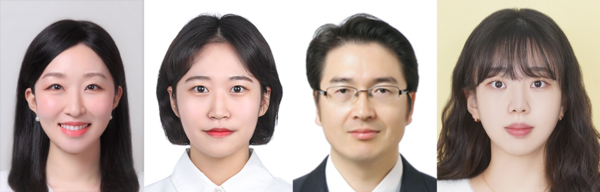 왼쪽부터 고아라, 박현지, 이연종, 천지원