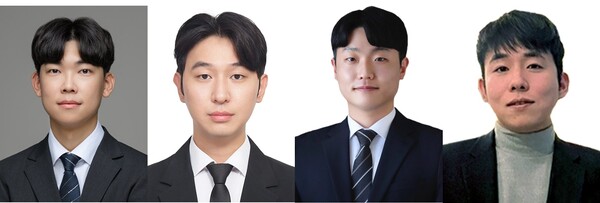 (왼쪽부터) 김호기 중앙대 교수, 김건우 네이버 클라우드 연구원, 채성원 서울대 박사과정, 윤상원 대검찰청 공익법무관. 사진=중앙대 제공