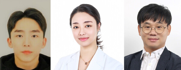 왼쪽부터 동아대 이주헌 박사과정생, 이지현 교수, 김석호 교수. 동아대 제공
