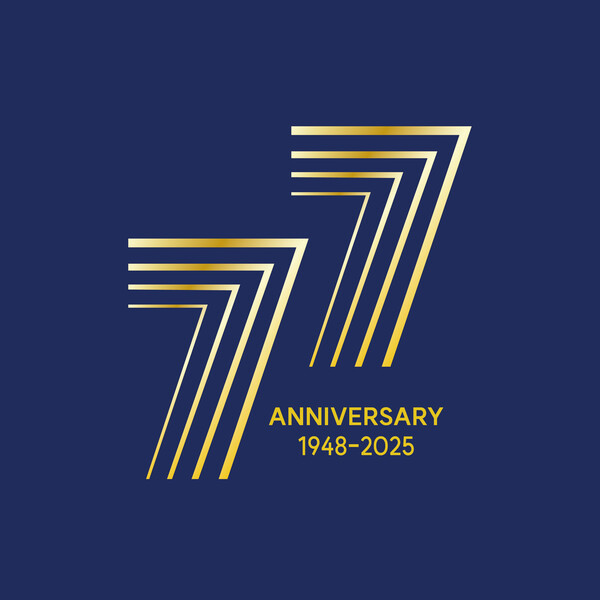 77주년 기념 엠블럼. 사진=경상국립대 제공